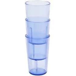 Cambro 500P2401 Colorware 5.2 Oz. Slate Blue Customizable SAN Plastic Tumbler - 24/Case 5 Cambro 500P2401 Colorware 5.2 Oz. Slate Blue Customizable SAN Plastic Tumbler - 24/Case -Acopa shop 803862