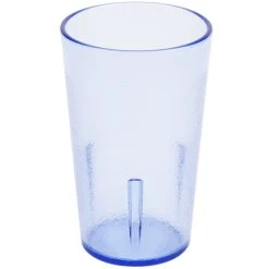 Cambro 500P401 Colorware 5.2 Oz. Slate Blue Customizable SAN Plastic Tumbler - 72/Case -Acopa shop 803865