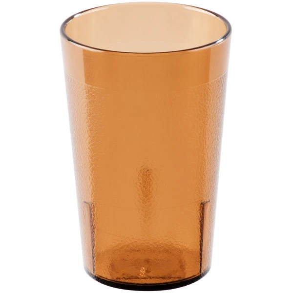 Cambro 800P2153 Colorware 7.8 Oz. Amber Customizable SAN Plastic Tumbler - 24/Case 2 Cambro 800P2153 Colorware 7.8 Oz. Amber Customizable SAN Plastic Tumbler - 24/Case - Image 2