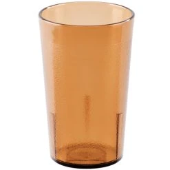 Alternative view of Cambro 950P2153 Colorware 9.8 Oz. Amber Customizable SAN Plastic Tumbler - 24/Case