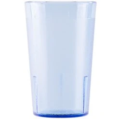 Cambro 950P401 Colorware 9.8 Oz. Slate Blue Customizable SAN Plastic Tumbler - 6/Pack -Acopa shop 804819