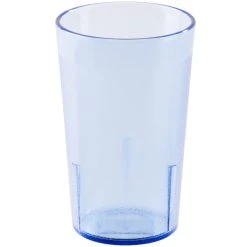 Cambro 950P401 Colorware 9.8 Oz. Slate Blue Customizable SAN Plastic Tumbler - 72/Case -Acopa shop 805014