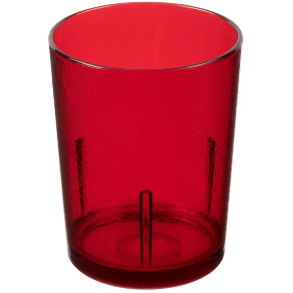 Cambro D14156 Del Mar 14 Oz. Ruby Red Customizable SAN Plastic Tumbler - 36/Case 2 Cambro D14156 Del Mar 14 Oz. Ruby Red Customizable SAN Plastic Tumbler - 36/Case - Image 2