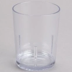 Alternative view of Cambro D14152 Del Mar 14 Oz. Clear Customizable SAN Plastic Tumbler - 36/Case