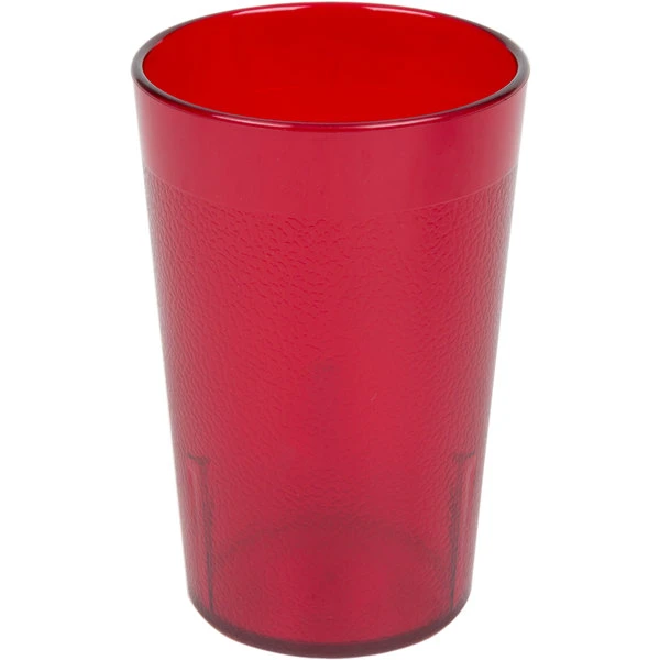 Cambro 800P156 Colorware 7.8 Oz. Ruby Red Customizable SAN Plastic Tumbler - 72/Case 2 Cambro 800P156 Colorware 7.8 Oz. Ruby Red Customizable SAN Plastic Tumbler - 72/Case - Image 2