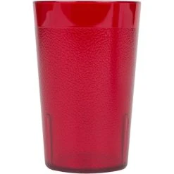 Alternative view of Cambro 800P156 Colorware 7.8 Oz. Ruby Red Customizable SAN Plastic Tumbler - 6/Pack