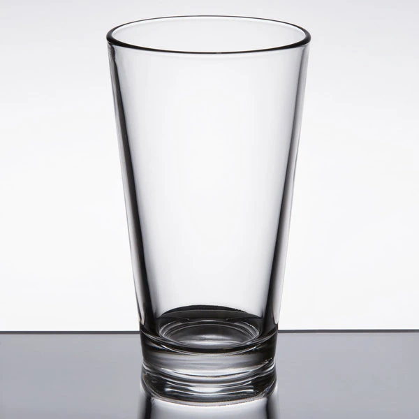 Libbey Restaurant Basics 16 Oz. Customizable Rim Tempered Mixing Glass / Pint Glass - 24/Case 2 Libbey Restaurant Basics 16 Oz. Customizable Rim Tempered Mixing Glass / Pint Glass - 24/Case - Image 2