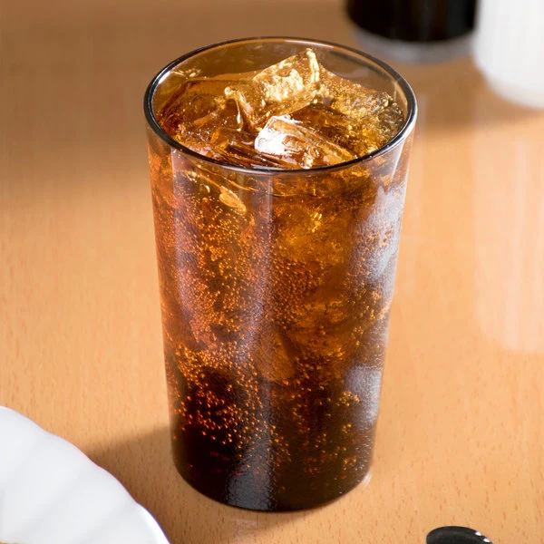 Cambro 950P153 Colorware 9.8 Oz. Amber Customizable SAN Plastic Tumbler - 6/Pack 1 Cambro 950P153 Colorware 9.8 Oz. Amber Customizable SAN Plastic Tumbler - 6/Pack