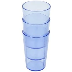 Cambro 800P401 Colorware 7.8 Oz. Slate Blue Customizable SAN Plastic Tumbler - 72/Case 6 Cambro 800P401 Colorware 7.8 Oz. Slate Blue Customizable SAN Plastic Tumbler - 72/Case -Acopa shop 894030