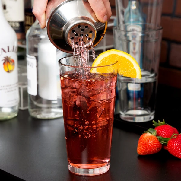 Libbey Restaurant Basics 22 Oz. Customizable Rim Tempered Stackable Mixing Glass - 24/Case 3 Libbey Restaurant Basics 22 Oz. Customizable Rim Tempered Stackable Mixing Glass - 24/Case - Image 3