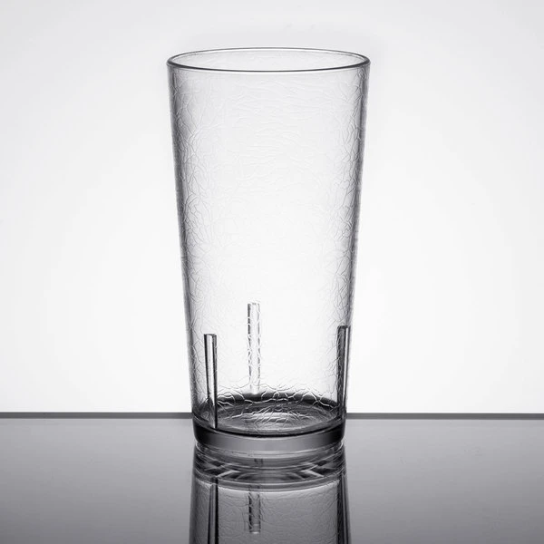 Cambro D16152 Del Mar 16 Oz. Clear Customizable SAN Plastic Tumbler - 36/Case 2 Cambro D16152 Del Mar 16 Oz. Clear Customizable SAN Plastic Tumbler - 36/Case - Image 2