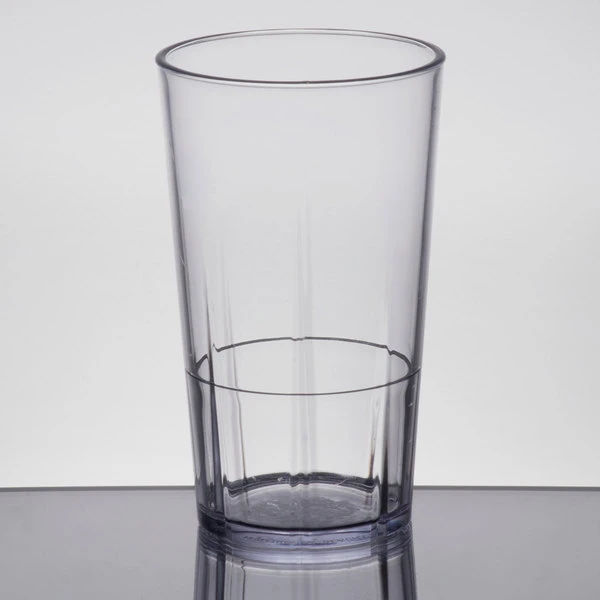 Cambro LDT12152 Lido 12 Oz. Clear SAN Plastic Tumbler - 36/Case 2 Cambro LDT12152 Lido 12 Oz. Clear SAN Plastic Tumbler - 36/Case - Image 2