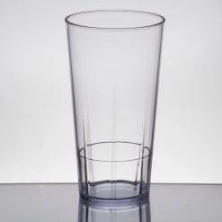 Cambro LDT22152 Lido 22 Oz. Clear SAN Plastic Tumbler - 36/Case -Acopa shop 935701