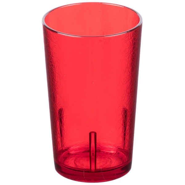 Cambro D12156 Del Mar 12 Oz. Ruby Red Customizable SAN Plastic Tumbler - 36/Case 2 Cambro D12156 Del Mar 12 Oz. Ruby Red Customizable SAN Plastic Tumbler - 36/Case - Image 2