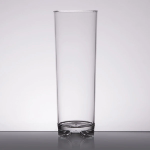 GET Enterprises GET SW-1444-1-CL Roc N' Roll 12 Oz. Customizable SAN Plastic Collins Glass - 24/Case 2 GET Enterprises GET SW-1444-1-CL Roc N' Roll 12 Oz. Customizable SAN Plastic Collins Glass - 24/Case - Image 2