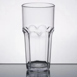 Carlisle 581407 Louis 14 Oz. Clear SAN Plastic Tumbler - 24/Case -Acopa shop 976416