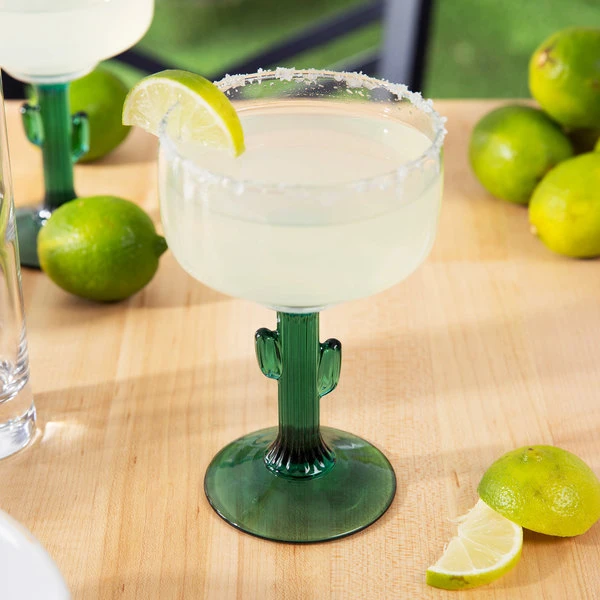 Libbey 3619JS 12 Oz. Cactus Margarita Glass 1 Libbey 3619JS 12 Oz. Cactus Margarita Glass