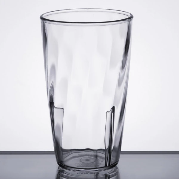 Carlisle 4366307 Swirl 8 Oz. Clear Polycarbonate Tumbler - 36/Case 2 Carlisle 4366307 Swirl 8 Oz. Clear Polycarbonate Tumbler - 36/Case - Image 2